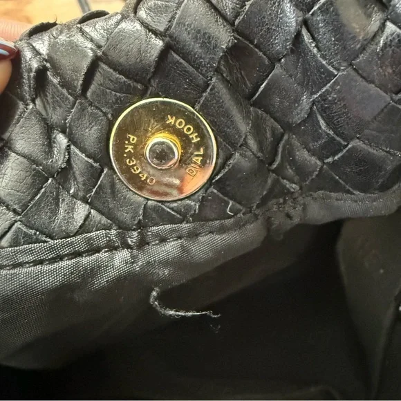 Vintage Jay Herbert by Sharif Black Woven Purse - Picture 4 of 5